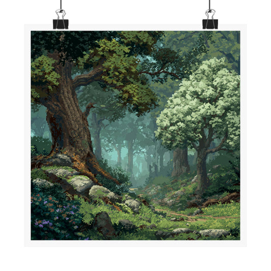 Nature-Infused Matte Vertical Posters, Forest Decor, Eco-Friendly Art, Home Wall Decor, Woodland Aesthetic, Gift for Nature Lovers