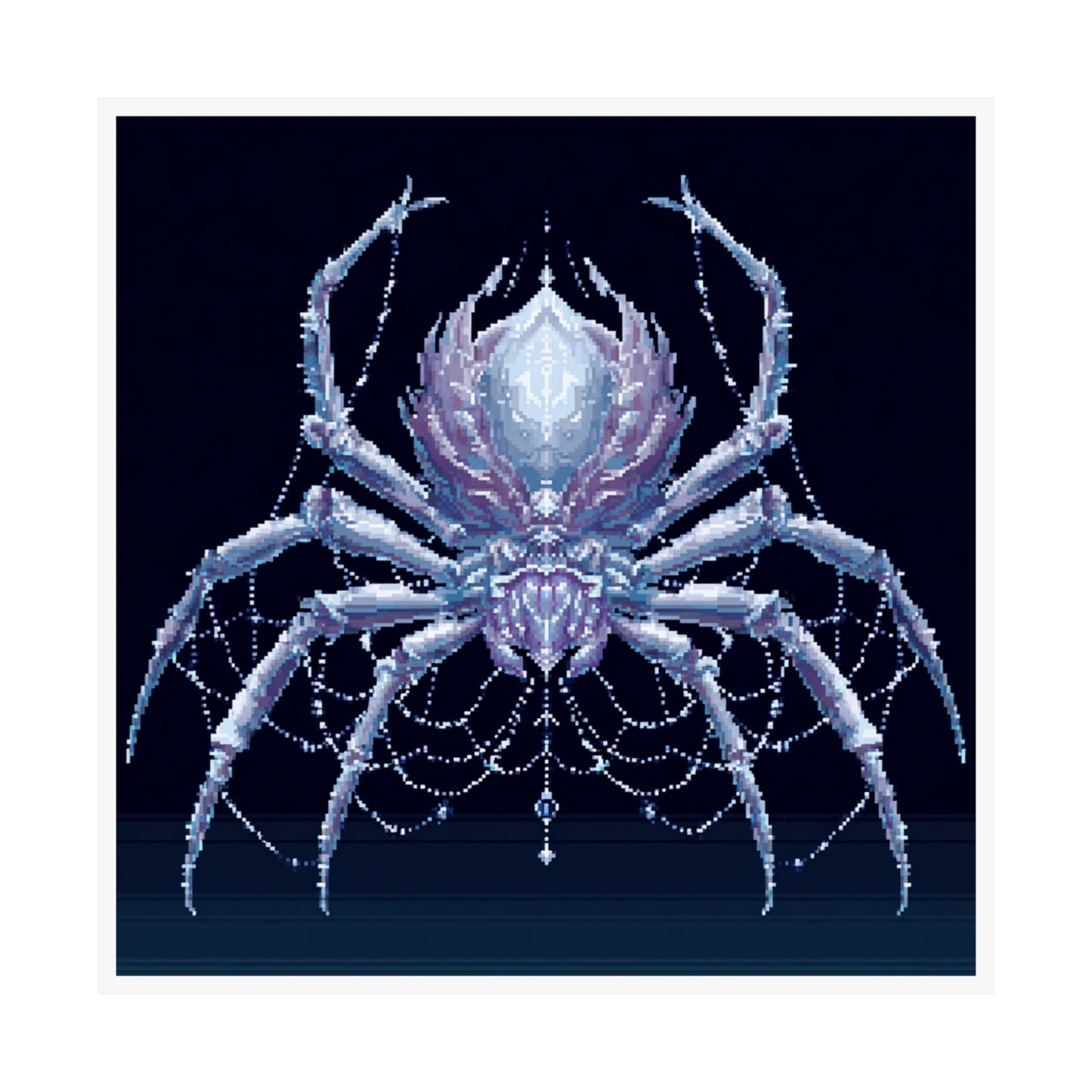 Elegant Spider Art Print, Gothic Wall Decor, Home Office Art, Halloween Decor, Dark Aesthetic Poster, Gift for Horror Fans