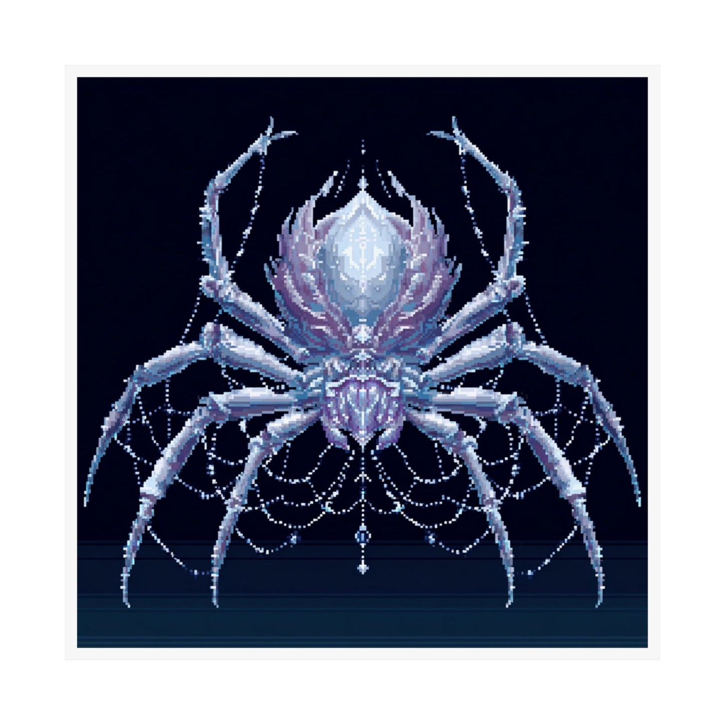 Elegant Spider Art Print, Gothic Wall Decor, Home Office Art, Halloween Decor, Dark Aesthetic Poster, Gift for Horror Fans