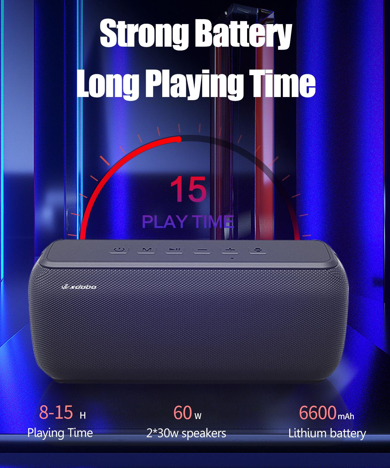 XDOBO X8 60W Portable Bluetooth Speakers