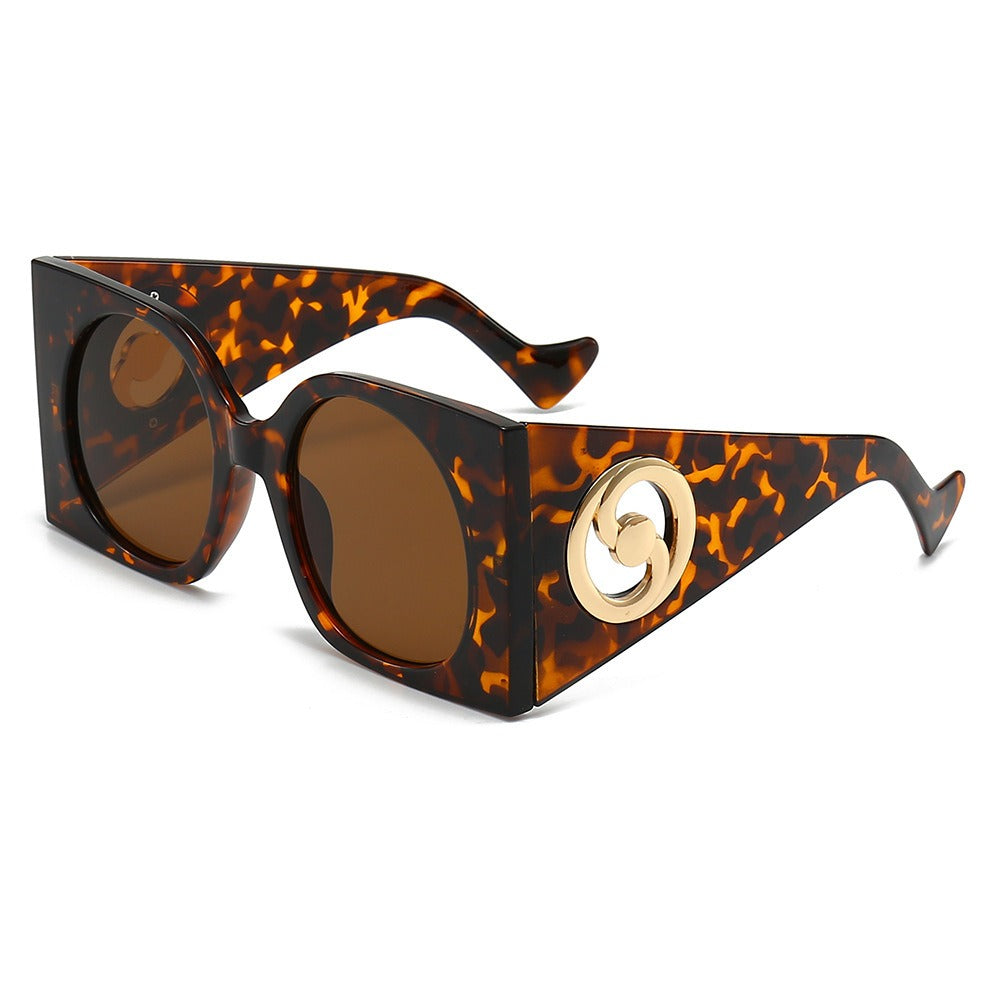 New Sunglasses, European and American Personalized Network Popular INS, Same Diamond Glasses, Fashion Street Photo Sunglasses