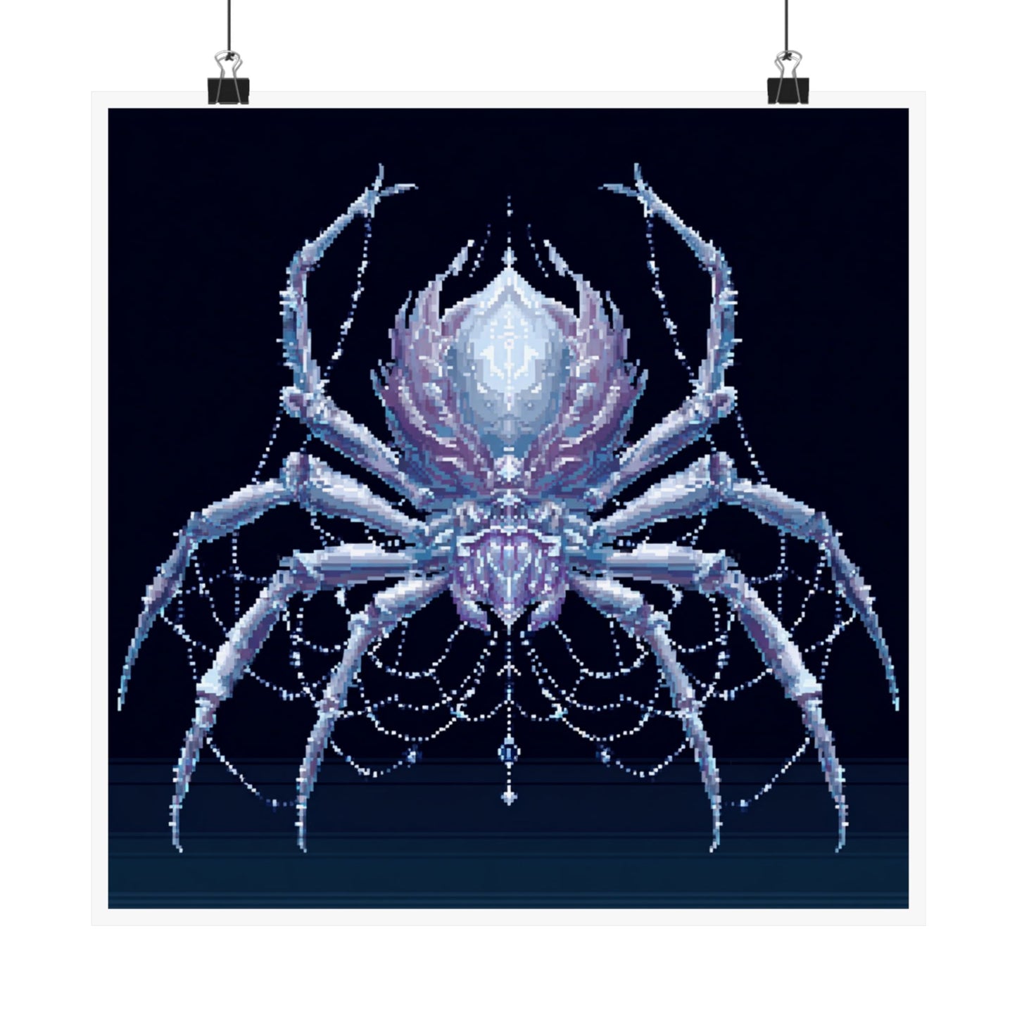 Elegant Spider Art Print, Gothic Wall Decor, Home Office Art, Halloween Decor, Dark Aesthetic Poster, Gift for Horror Fans