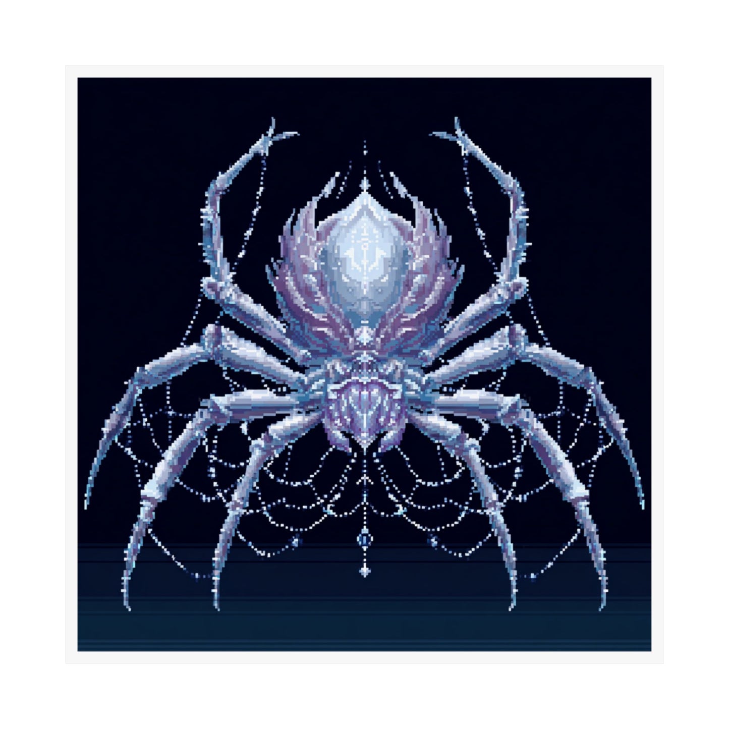 Elegant Spider Art Print, Gothic Wall Decor, Home Office Art, Halloween Decor, Dark Aesthetic Poster, Gift for Horror Fans