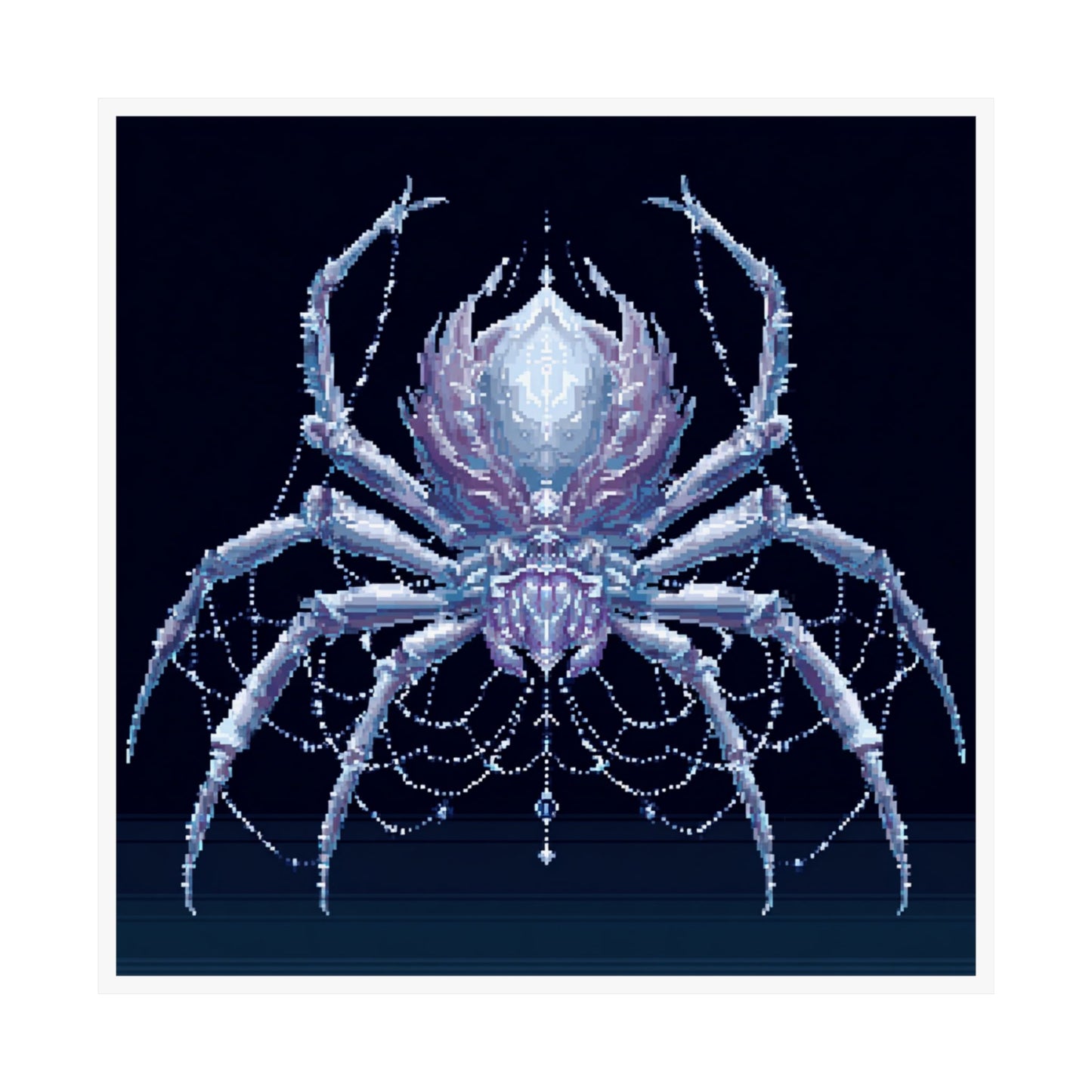 Elegant Spider Art Print, Gothic Wall Decor, Home Office Art, Halloween Decor, Dark Aesthetic Poster, Gift for Horror Fans