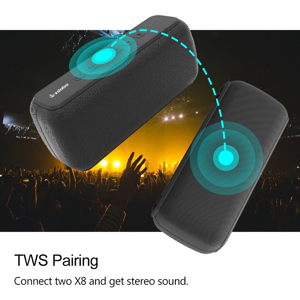 XDOBO X8 60W Portable Bluetooth Speakers