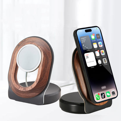 Walnut Wireless Magnetic Charger