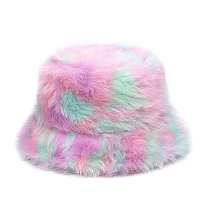 Faux Fur Fisherman Hat