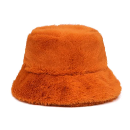 Faux Fur Fisherman Hat