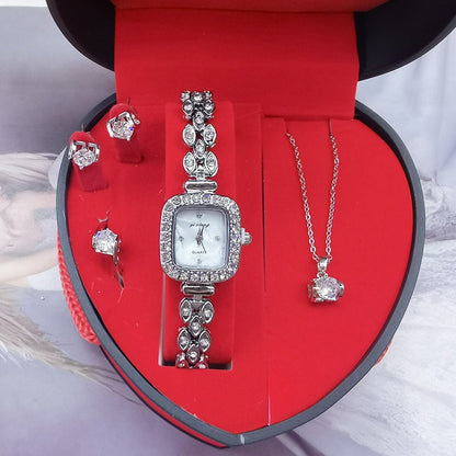 Valentine's Day gift New Valentine's Day Watch Jewelry Gift Box Fashion Women's Watch Set