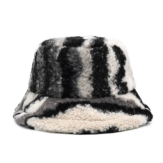 Faux Fur Fisherman Hat