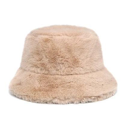 Faux Fur Fisherman Hat