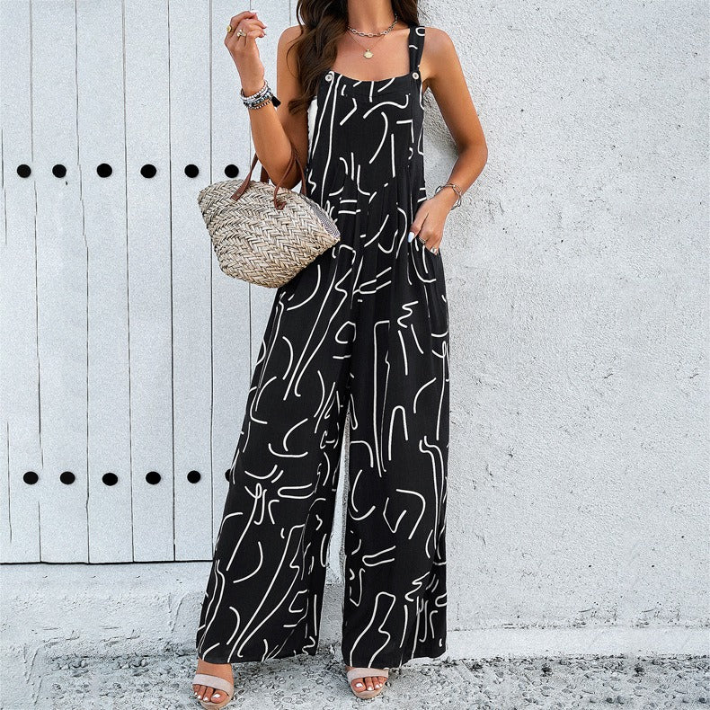 elegant printed romper