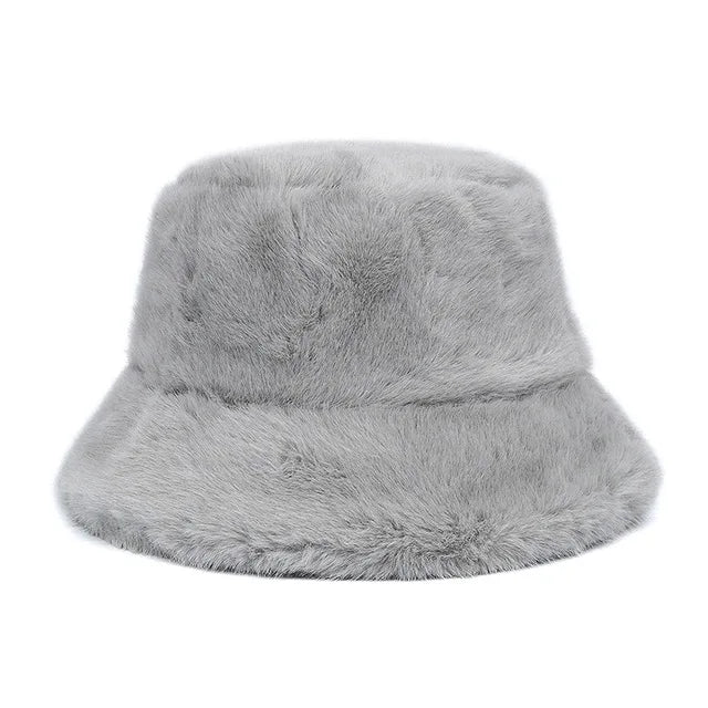 Faux Fur Fisherman Hat