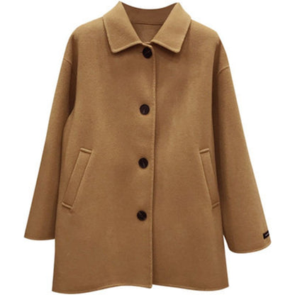 Retro British style woolen jacket trend