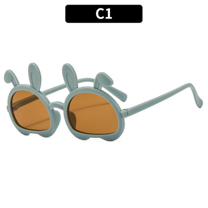Rabbit Ear Children's Cute UV Protection Fashion Sunglasses New Cartoon Men's and Women's Sunglasses