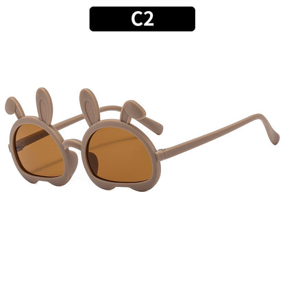 Rabbit Ear Children's Cute UV Protection Fashion Sunglasses New Cartoon Men's and Women's Sunglasses