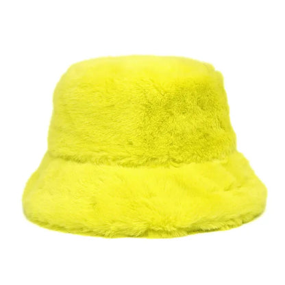 Faux Fur Fisherman Hat