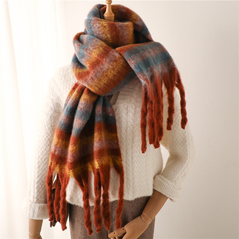 Thick Striped scarf
