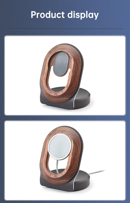 Walnut Wireless Magnetic Charger