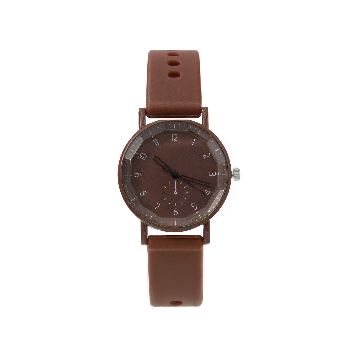 New College Style Silicone Watch Minimalist Macaron Small Fresh Digital Face Hollow Needle Student Watch