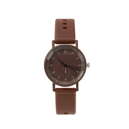 New College Style Silicone Watch Minimalist Macaron Small Fresh Digital Face Hollow Needle Student Watch