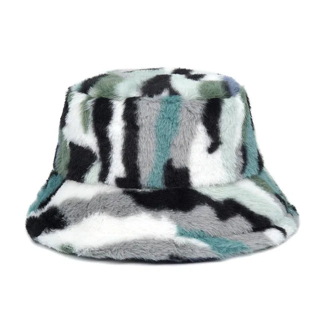 Faux Fur Fisherman Hat