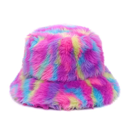 Faux Fur Fisherman Hat