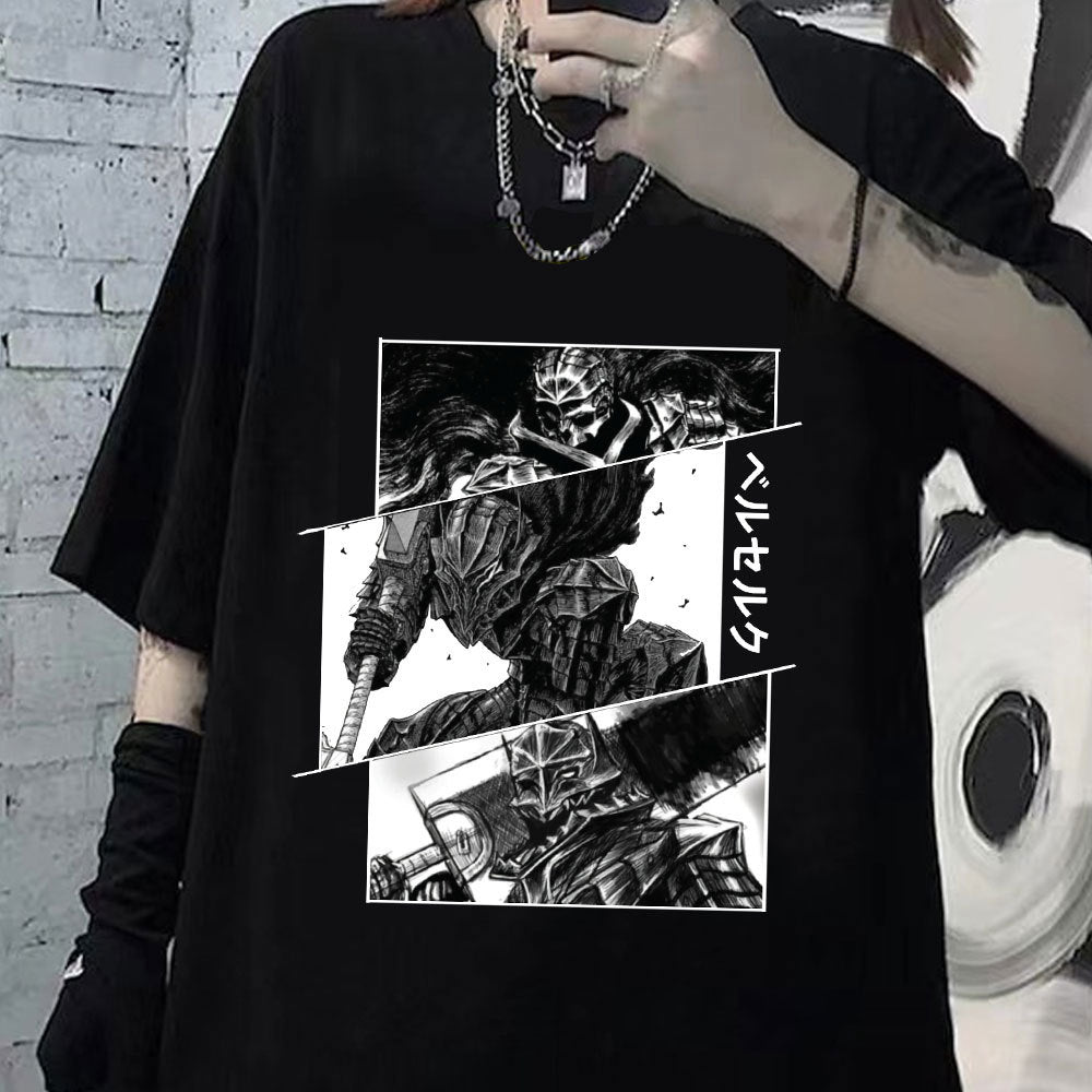 Berserk Guts T Shirt for Men Manga Swordsman Gatsu Sacrifice