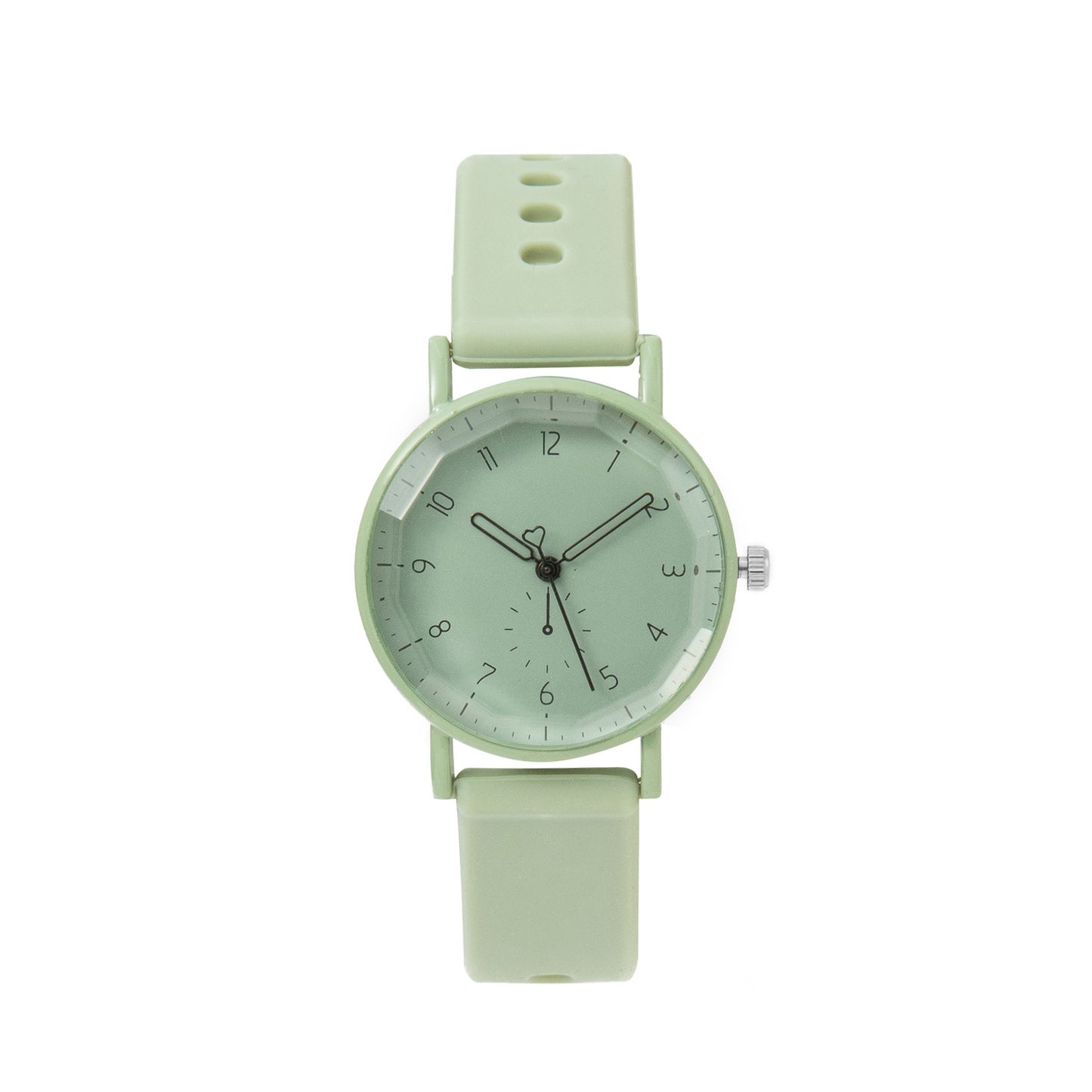 New College Style Silicone Watch Minimalist Macaron Small Fresh Digital Face Hollow Needle Student Watch