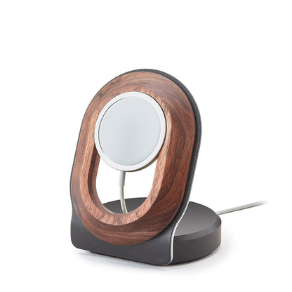 Walnut Wireless Magnetic Charger