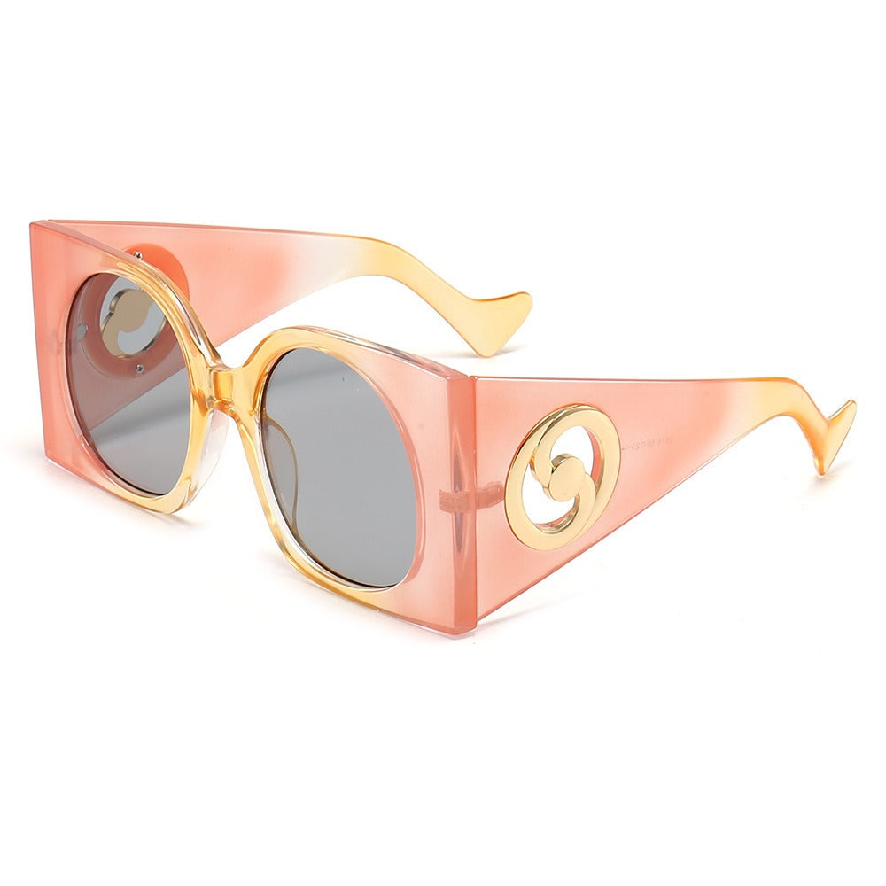 New Sunglasses, European and American Personalized Network Popular INS, Same Diamond Glasses, Fashion Street Photo Sunglasses