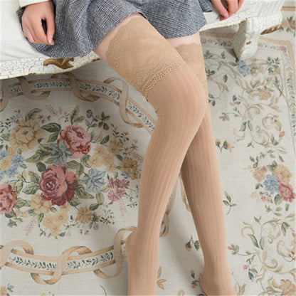 Vertical Stripe Stockings