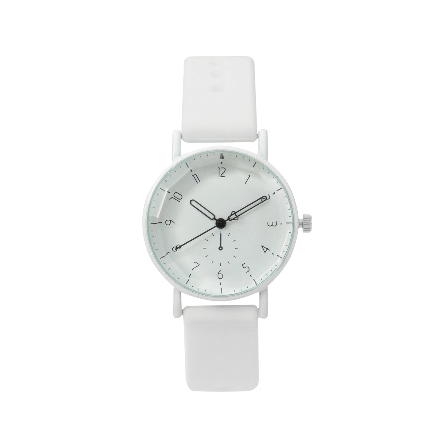 New College Style Silicone Watch Minimalist Macaron Small Fresh Digital Face Hollow Needle Student Watch