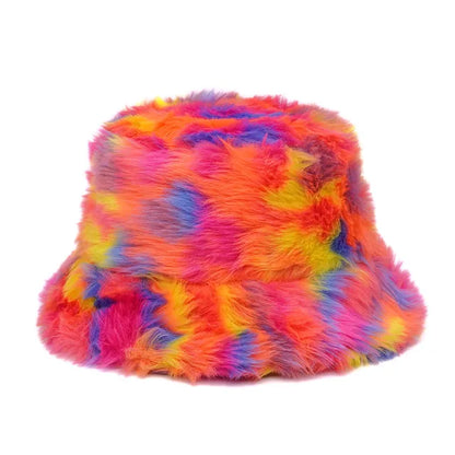 Faux Fur Fisherman Hat