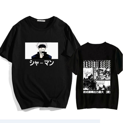 Jujutsu Kaisen Satoru Gojo Print Men's T-Shirt Summer Shirts