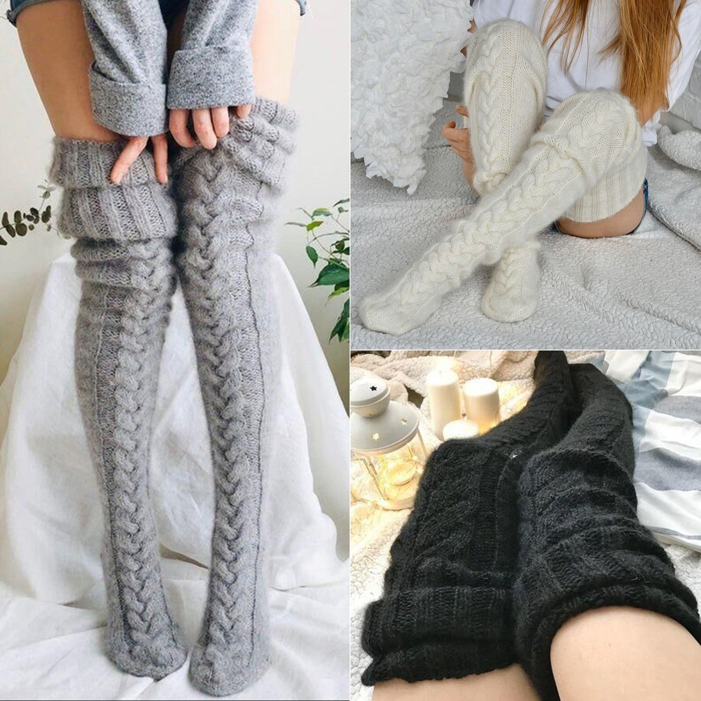 Knitting Knee Length Stockings