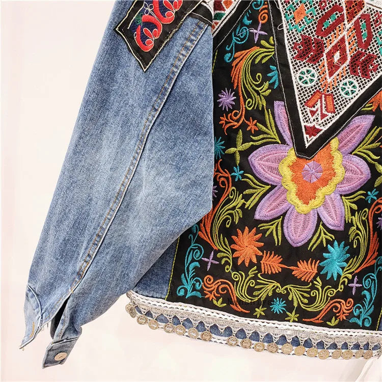 Denim Vintage Long Jean jacket