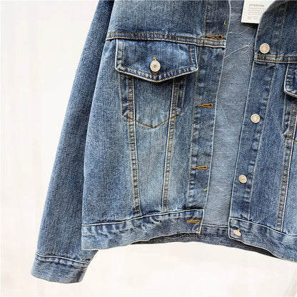 Denim Vintage Long Jean jacket
