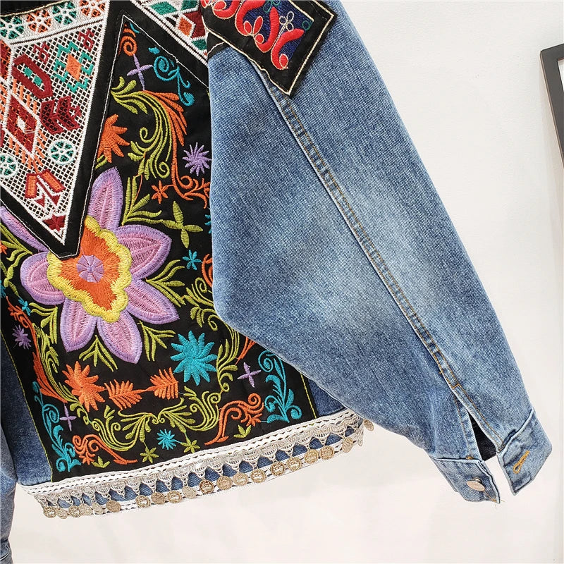 Denim Vintage Long Jean jacket