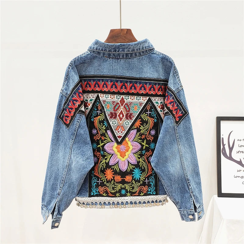 Denim Vintage Long Jean jacket