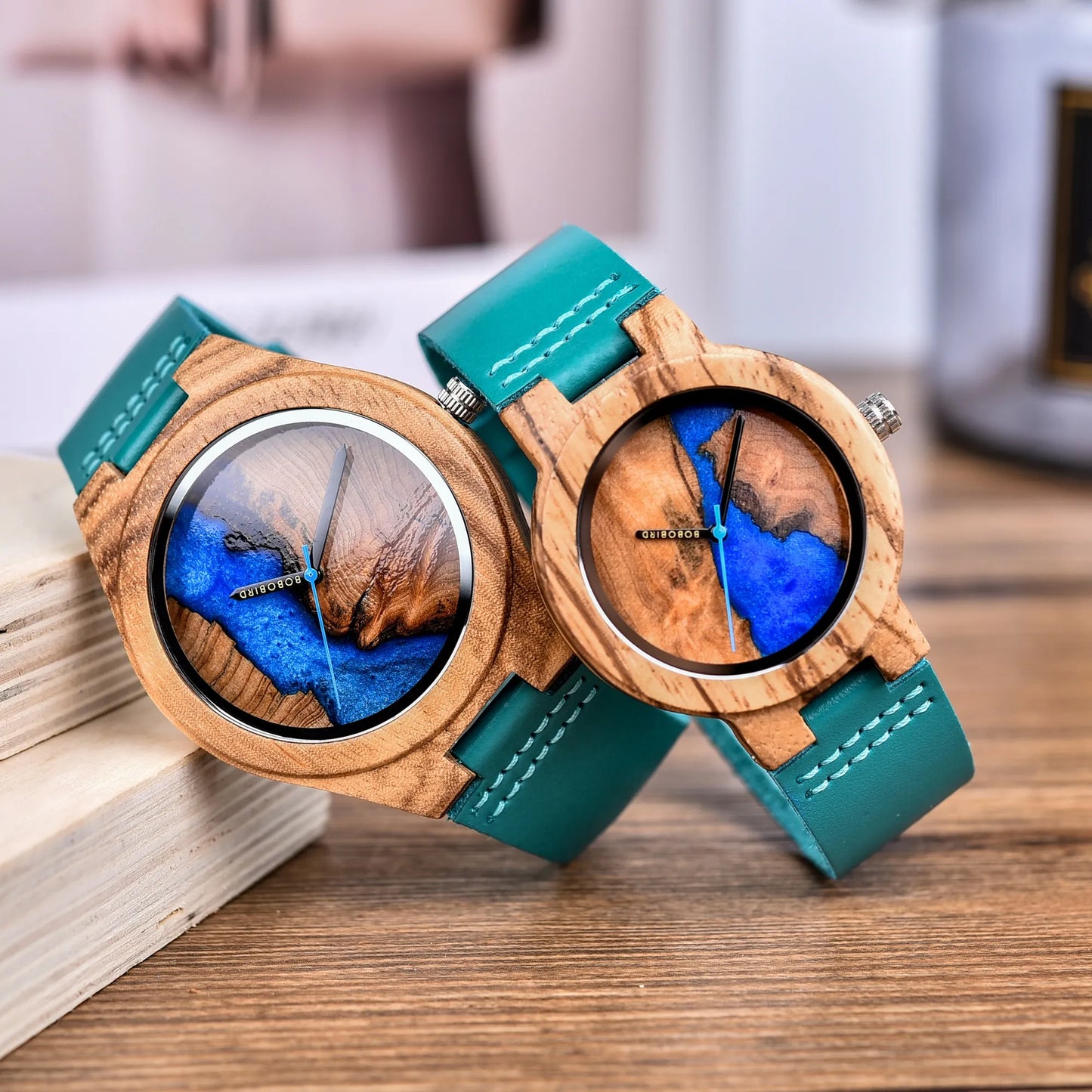 Unique Wooden Couple Watches