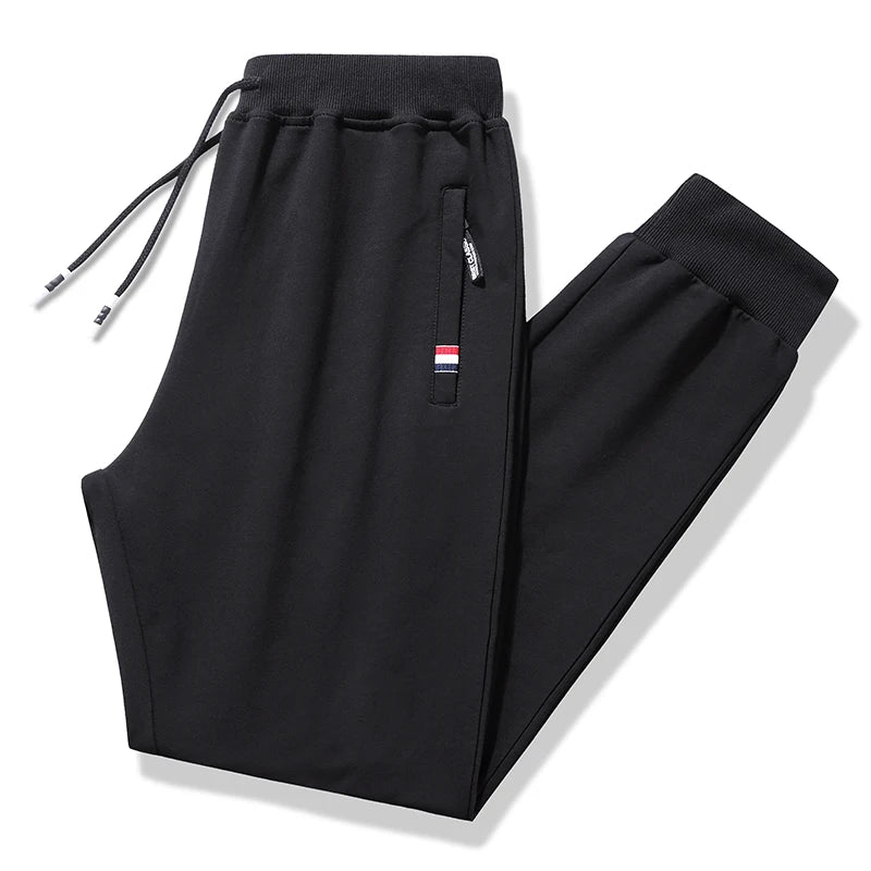 Men's Sweatpants Big Size Large 5xl Sportswear Elastic Waist Casual Cotton Track Pants Stretch Trousers Male Black Joggers 8XL